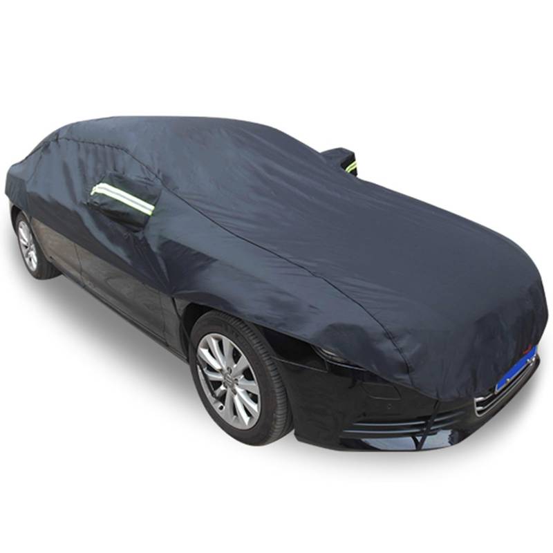 Halbgarage für Nissan Qashqai(2014-2022),Auto-Windschutzscheibenabdeckung wasserdicht & atmungsaktiv–UV,Staub,Wind und Regenschutz–Mit verstellbaren Haltegurten–Outdoor-taugliche Plane von LLJPJXB