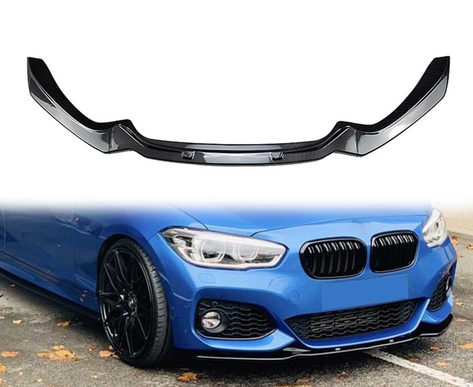 Frontspoiler Kompatibel mit B-MW 1 Series F20 F21 M-Pack 118i 120i 2015-2019 Frontlippe Frontspoiler Lippe Autoantikollisionsschutz Frontspoiler Protector von LLKLKL