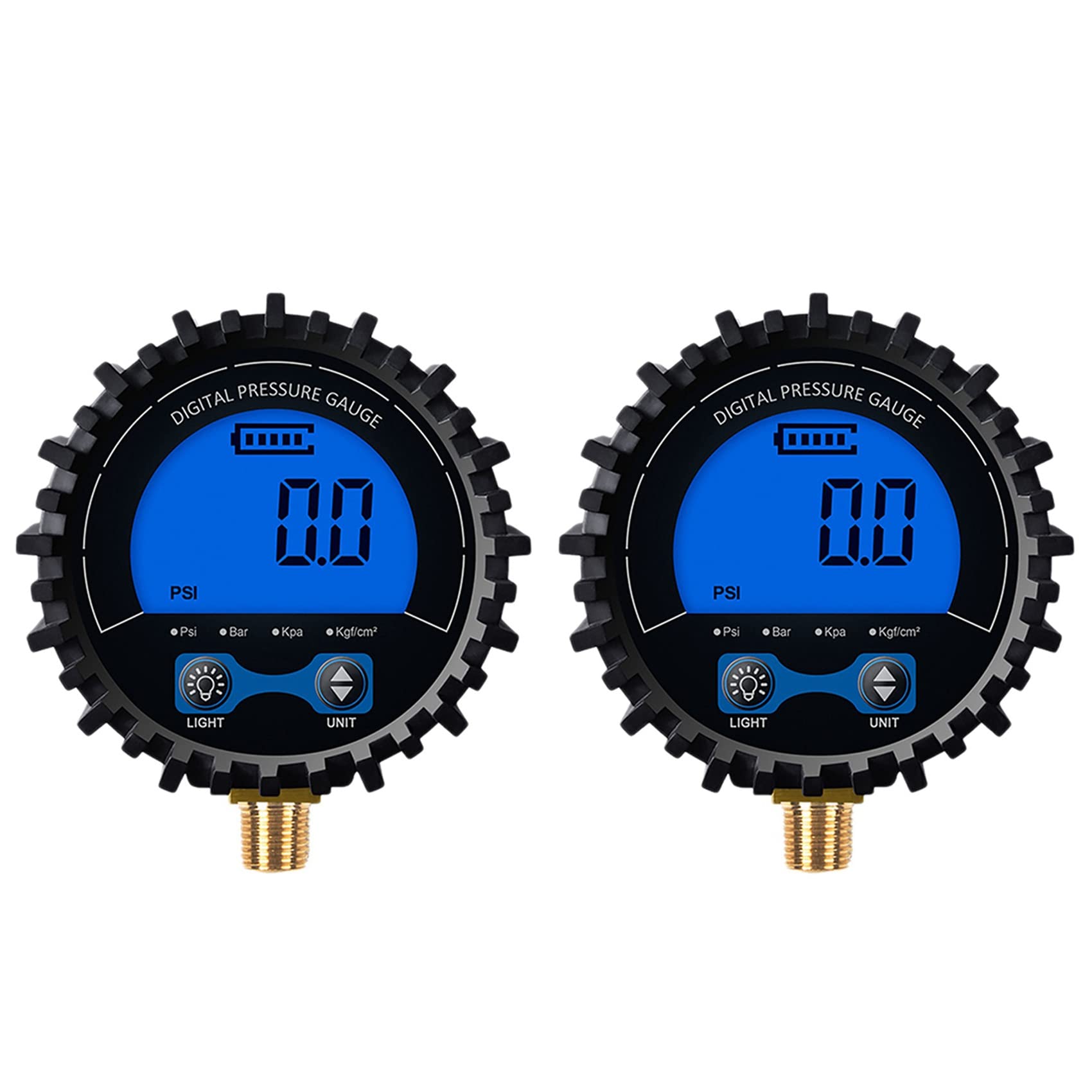 LLKOZN 2X Reifen Druck Messer Digitaler Reifentester Bildschirm Luft Druck Manometer Schnell Kupplungs Gewinde 1/8 LLKOZN 2X Reifen Druck Messer Digitaler Reifentester Bildschirm Luft Druck Manometer Schnell Kupplungs Gewinde 1/8 von LLKOZN