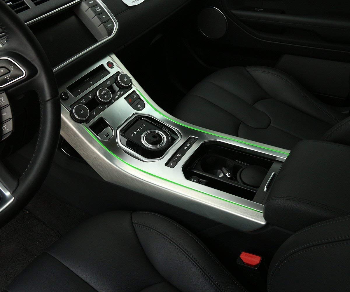 LLKUANG Für Land Rover Range Rover Evoque 2012–2018 Zubehör Mittelkonsole Schalttafel ABS Chrom Dekorative Abdeckung Verkleidung (matt) von LLKUANG