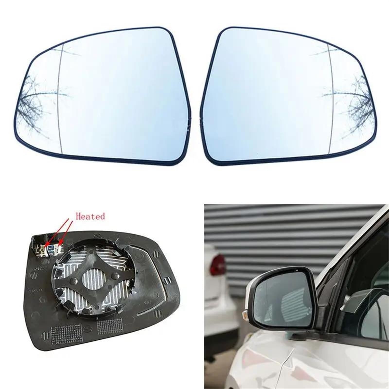 LLLyyyJ für Focus II III 2011-2018 DA DP DH DB DS Autotür Rückspiegel Auto Außenspiegel Glas.,C-1 Pair LLLyyyJ für Focus II III 2011-2018 DA DP DH DB DS Autotür Rückspiegel Auto Außenspiegel Glas.,C-1 Pair von LLLyyyJ