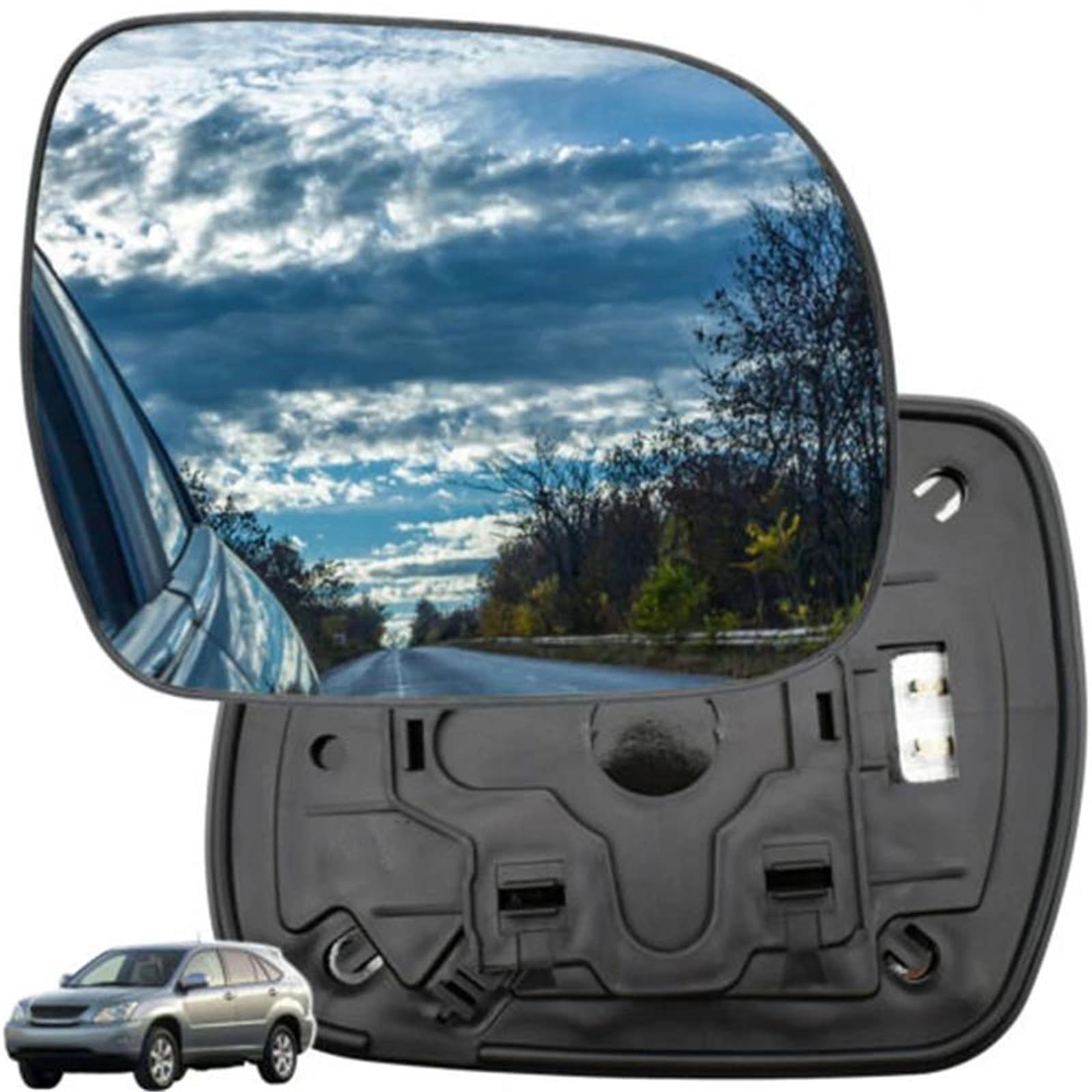 LLLyyyJ für Lexus RX300 RX350 RX400H 2004-2009 Autotür Rückspiegel Auto Außenspiegel Glas.,B-Right LLLyyyJ für Lexus RX300 RX350 RX400H 2004-2009 Autotür Rückspiegel Auto Außenspiegel Glas.,B-Right von LLLyyyJ