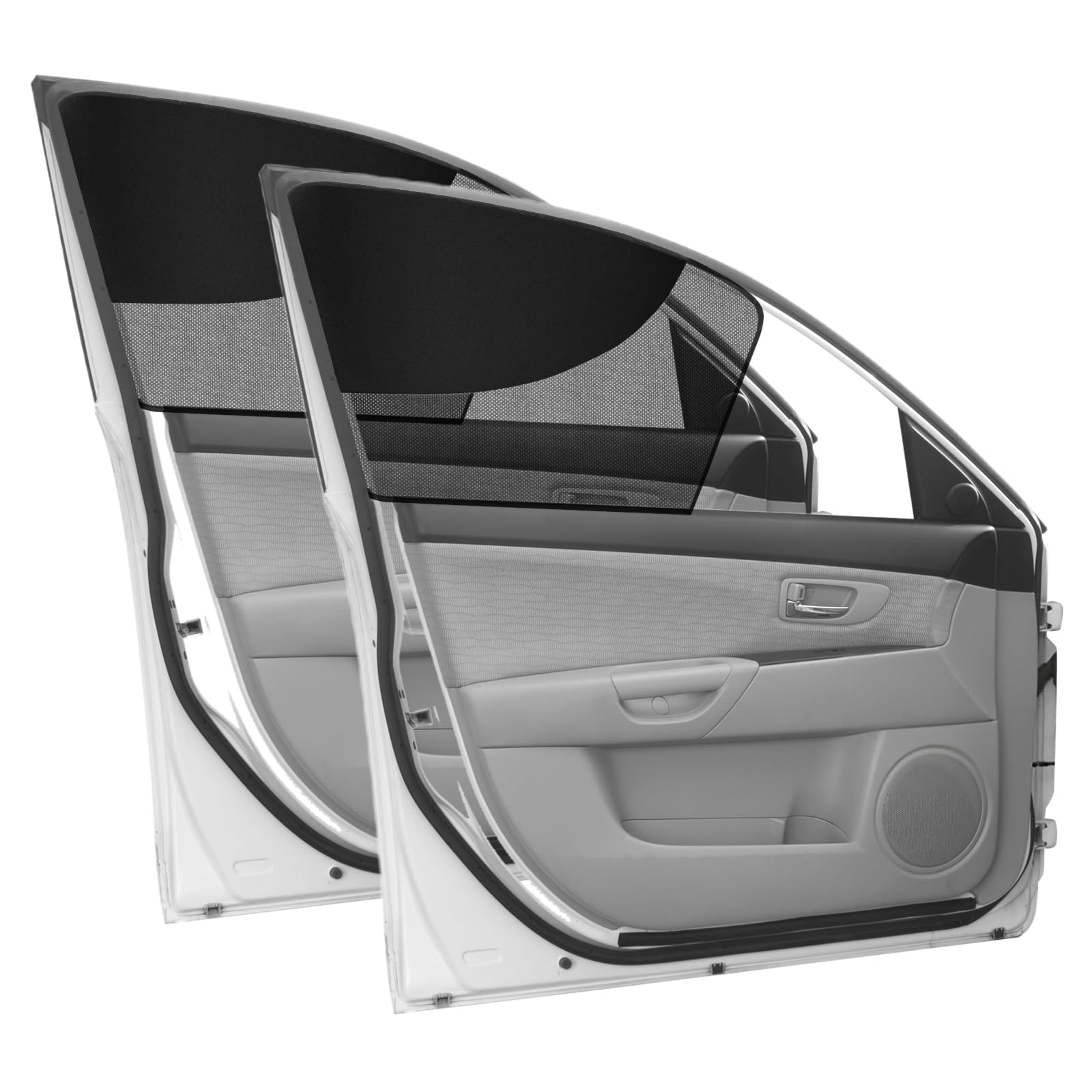 2 Stück Sonnenschutz Auto Baby, Magnetisch Doppelschicht Sonnenschutz Kinder, Verdunkelung Autofenster Hitzeschutz Vorhang für Seitenscheibe, Auto Vorhang UV Schutz für Die Meisten Fahrzeuge 2 Stück Sonnenschutz Auto Baby, Magnetisch Doppelschicht Sonnenschutz Kinder, Verdunkelung Autofenster Hitzeschutz Vorhang für Seitenscheibe, Auto Vorhang UV Schutz für Die Meisten Fahrzeuge von LLOUSSAK