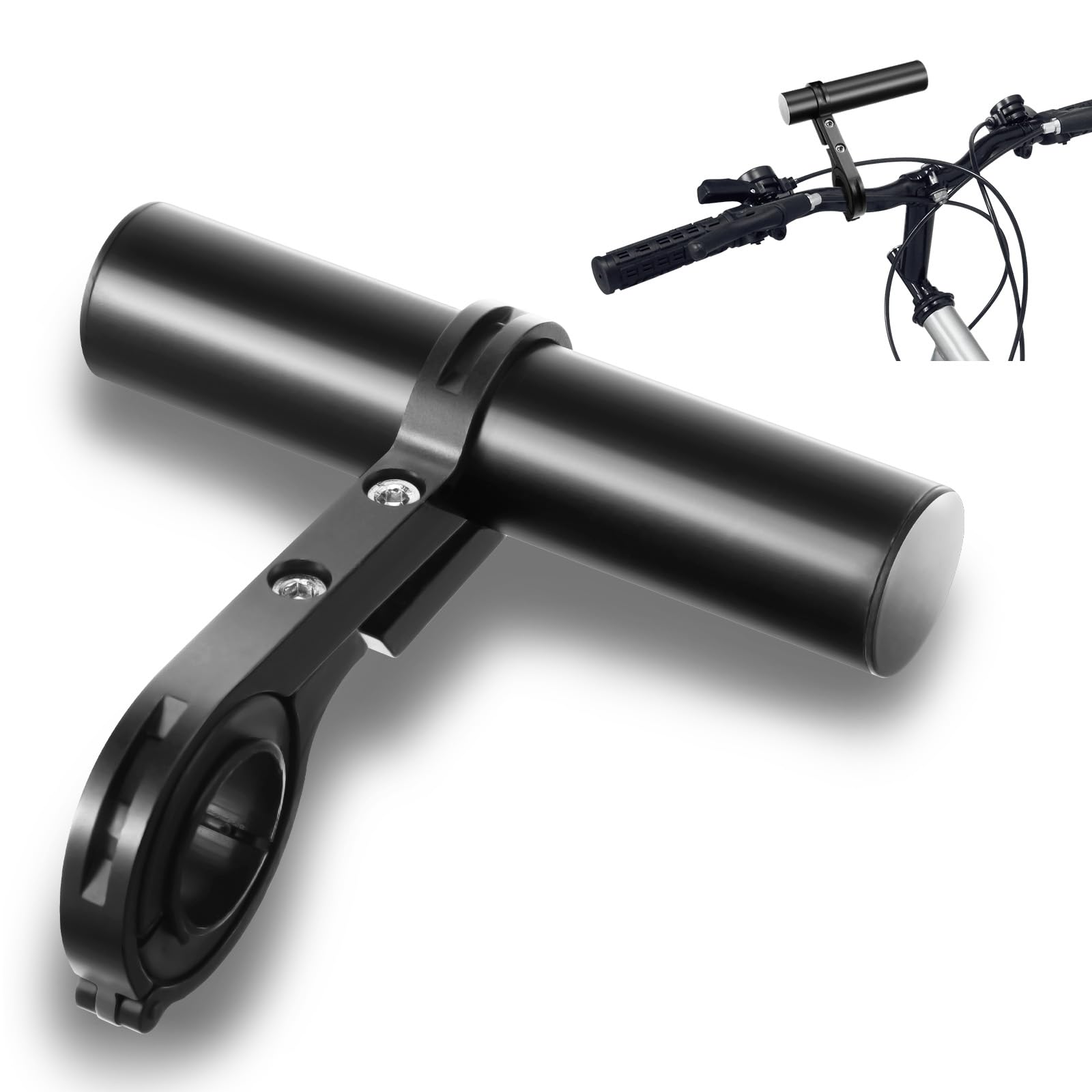 Fahrradlenker Verlängerung Set, 10cm Fahrrad Lenker Verlängerung mit Schraubendreher Fahrrad Lenkerverlängerung Fahrradlenkerzubehör für 22-34mm Lenker für Taschenlampen,Smartphones,GPS Geräte Fahrradlenker Verlängerung Set, 10cm Fahrrad Lenker Verlängerung mit Schraubendreher Fahrrad Lenkerverlängerung Fahrradlenkerzubehör für 22-34mm Lenker für Taschenlampen,Smartphones,GPS Geräte von LLOUSSAK