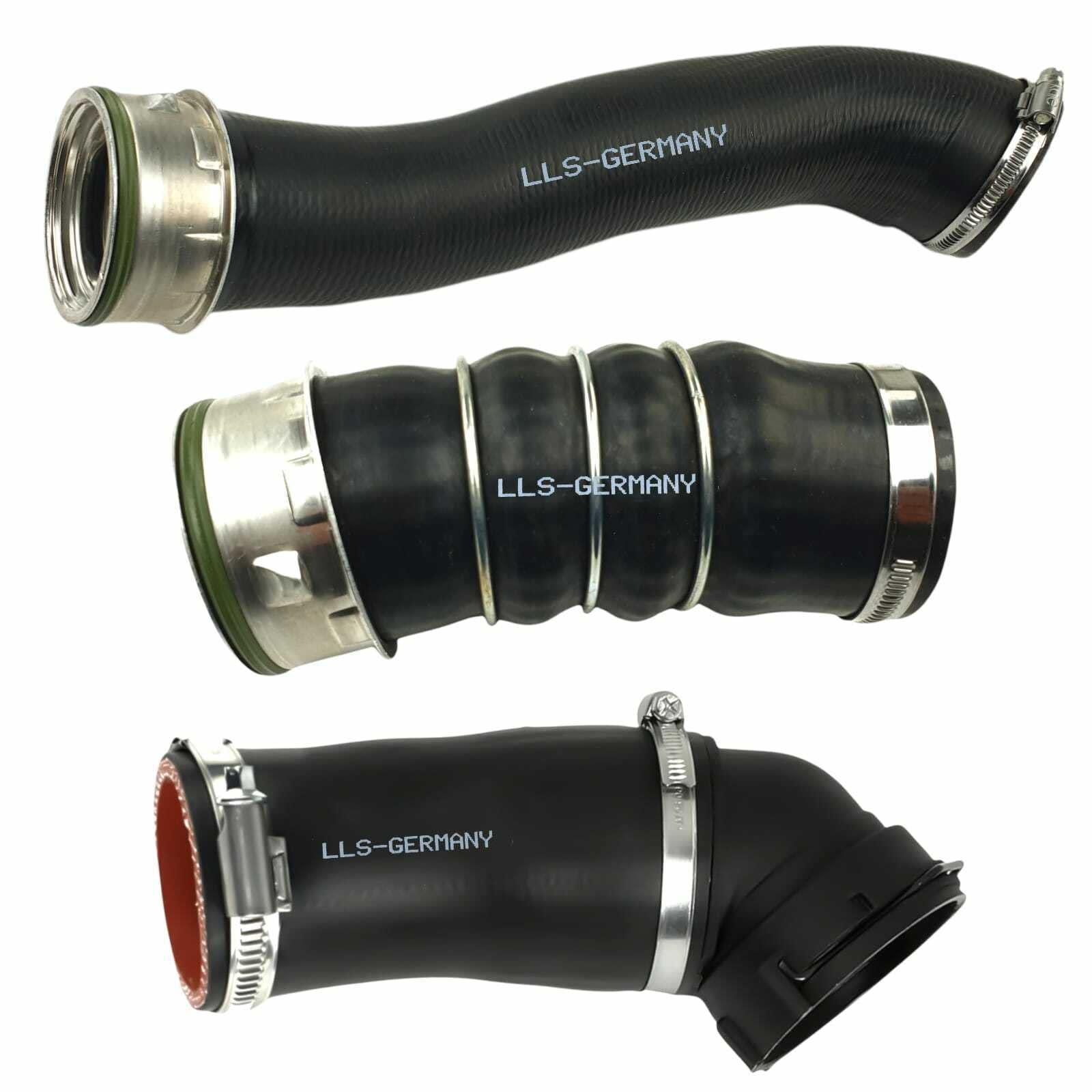 3x Turboschlauch Ladeluftschlauch Kompatibel mit BMW E90 E91 3er -M47N2-318d 122PS 320d 163 PS 11617805437 von LLS-GERMANY