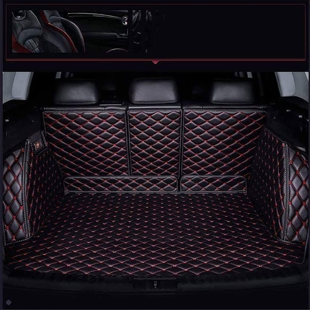 Auto Kofferraummatten für Audi A6 Avant C8 2018-2023,Vollabdeckung Kofferraumwanne Antirutsch Strapazierfähigen Kofferraum Schutz Kofferraumwanne Zubehör,C von LLTSNT