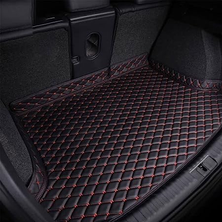 Auto Leder Kofferraummatten für Nissan Qashqai 2016-2024,Antirutsch Strapazierfähigen Kofferraum Schutz Kofferraumwanne Zubehör,D von LLTSNT
