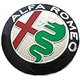 LLTSNT Auto Logo Emblem Badge für Alfa Romeo 147 156 159,74mm,Frontklappe Kofferraum Heckklappen Logo Aufkleber Selbstklebend Karosserie Styling Anbauteile Zubehör von LLTSNT