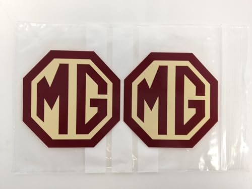 LLTSNT Auto Logo Emblem Badge für MG TF 70 mm,Frontklappe Kofferraum Heckklappen Logo Aufkleber Selbstklebend Karosserie Styling Anbauteile Zubehör von LLTSNT