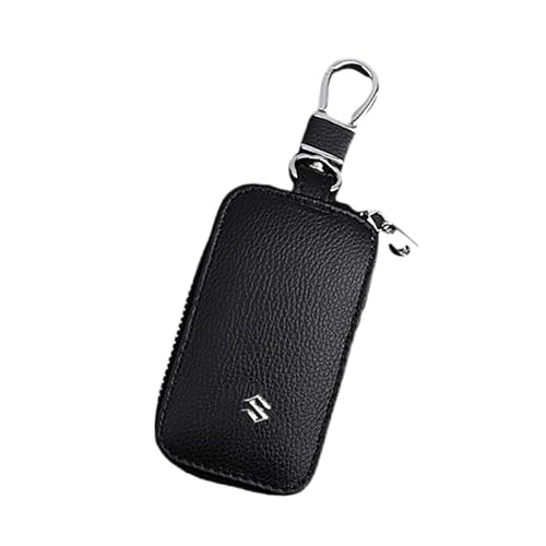 LLTSNT Schlüsseletui Schlüsseltasche Auto Schlüsselanhänger für Suzuki Hustler Ignis Jimny Kei,Schutzhülle für Autoschlüssel mit Leder-Schlüsselgehäuse,B von LLTSNT
