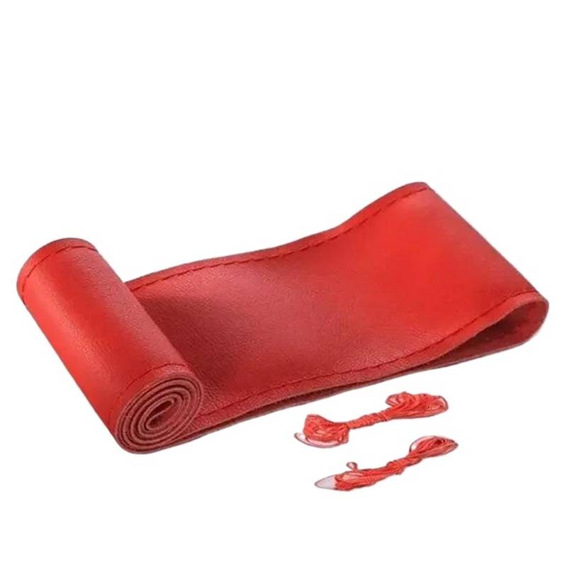 Auto Lenkradbezug Auto Lenkrad Abdeckung Lenkrad Schutz Auto Zubehör(RED) von LLYIXUAI