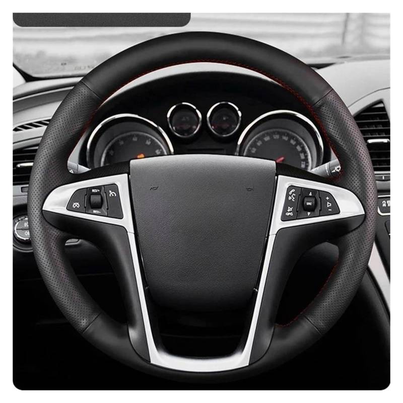 Auto Lenkradbezug Für Equinox 2010-2016 Autolenkradabdeckung Autozubehör(Red Thread) von LLYIXUAI