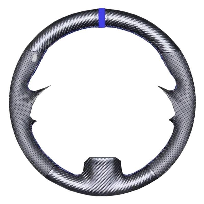 Auto Lenkradbezug Für Lexus Für IS250 IS250C IS300 IS300C IS350 IS350C F Für Sport Auto Lenkrad Abdeckung(Carbon Blue Thread) von LLYIXUAI