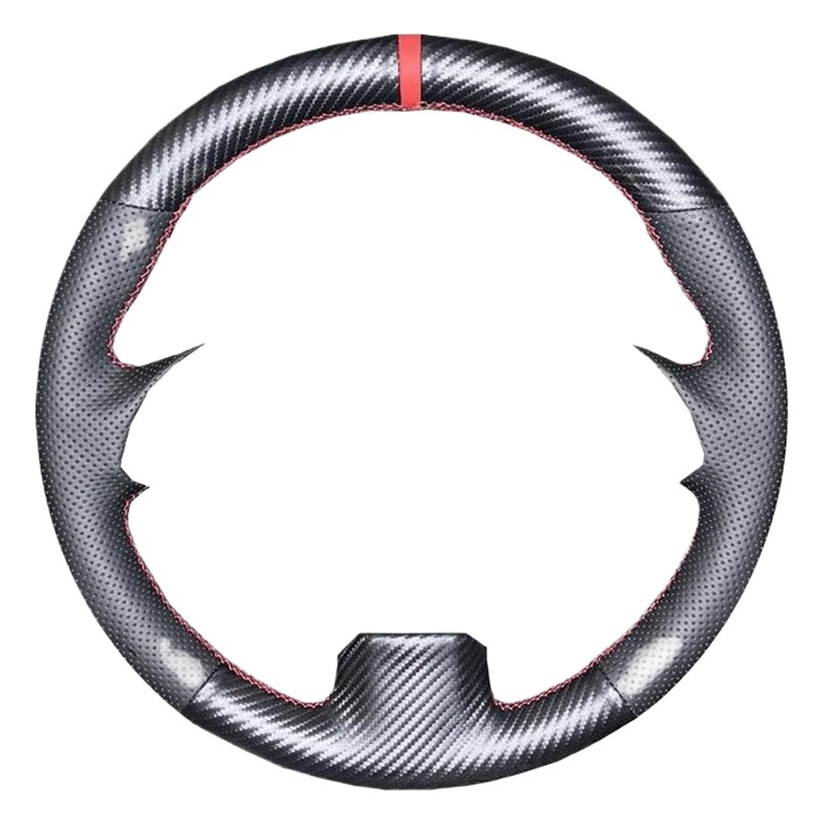 Auto Lenkradbezug Für Lexus Für IS250 IS250C IS300 IS300C IS350 IS350C F Für Sport Auto Lenkrad Abdeckung(Carbon Red Thread) von LLYIXUAI
