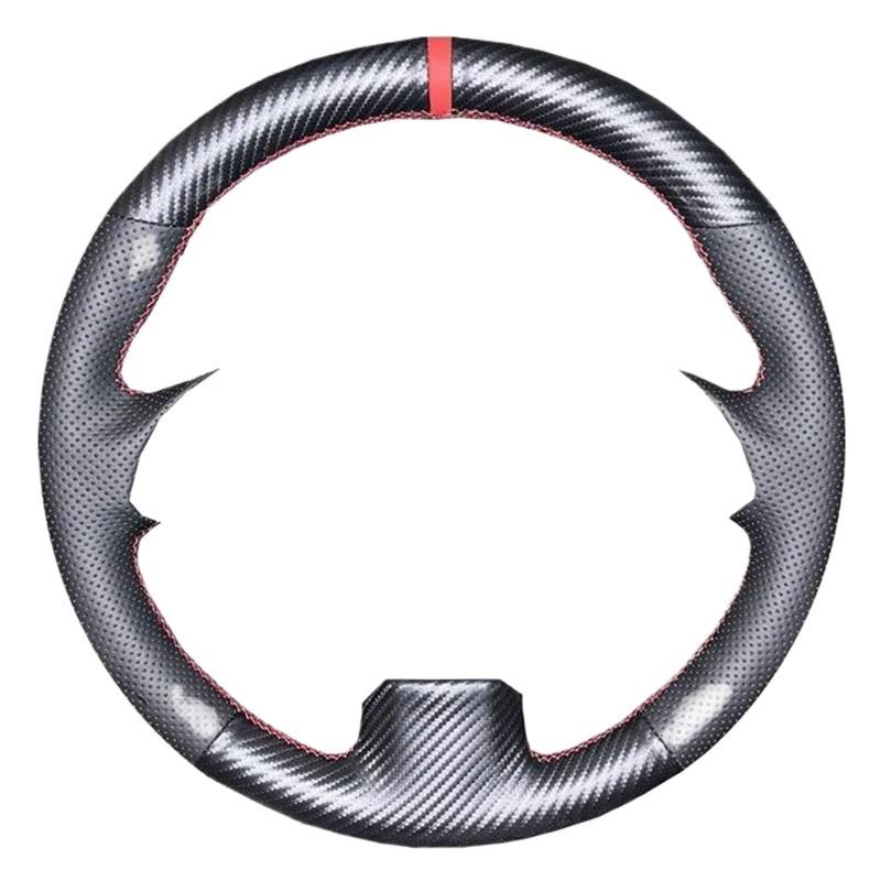 Auto Lenkradbezug Für Lexus Für IS250 IS250C IS300 IS300C IS350 IS350C F Für Sport Auto Lenkrad Abdeckung(Carbon Red Thread) von LLYIXUAI