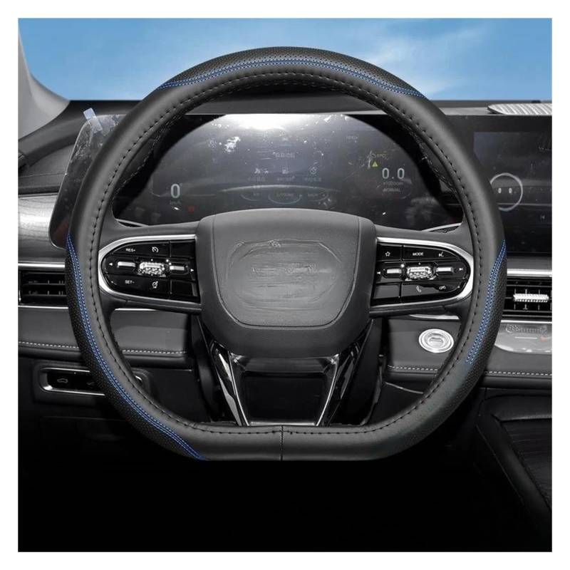 Auto Lenkradbezug Für Tiggo 8 Plus 2021-2023 Auto Lenkrad Abdeckung Auto Dekoration(Blue line) von LLYIXUAI
