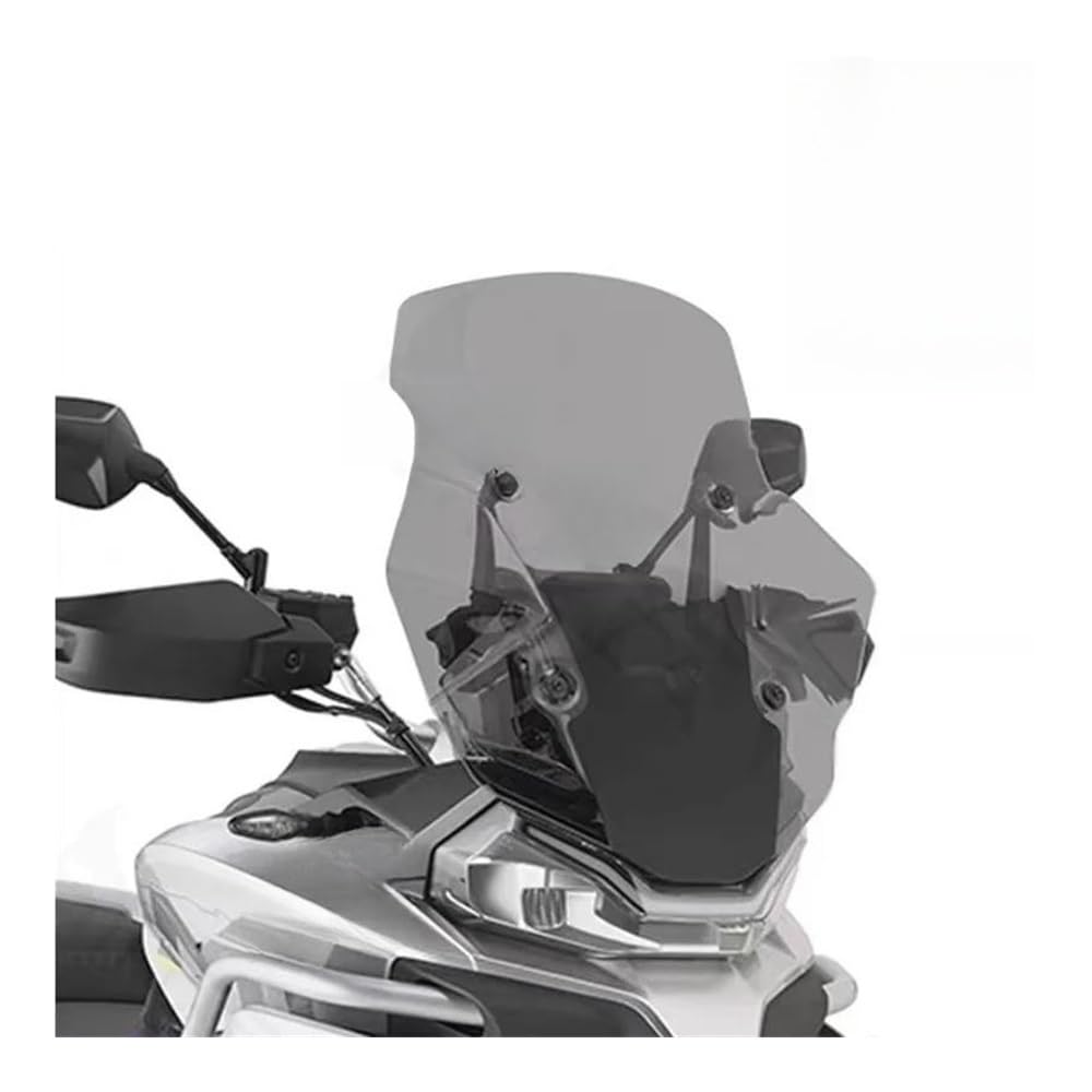 LLYIXUAI Motorrad Windabweiser Für 800MT Motorrad Windschutzscheibe Windschutz Windabweiser Visier Windschutzscheibe Spoiler(Gray 54CM) von LLYIXUAI
