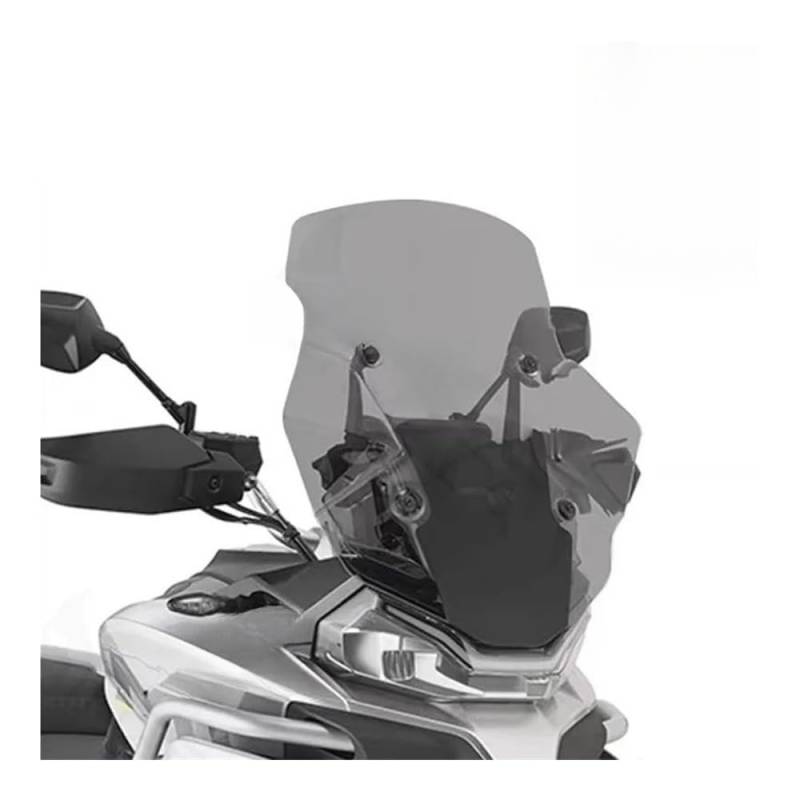 LLYIXUAI Motorrad Windabweiser Für 800MT Motorrad Windschutzscheibe Windschutz Windabweiser Visier Windschutzscheibe Spoiler(Gray 54CM) von LLYIXUAI