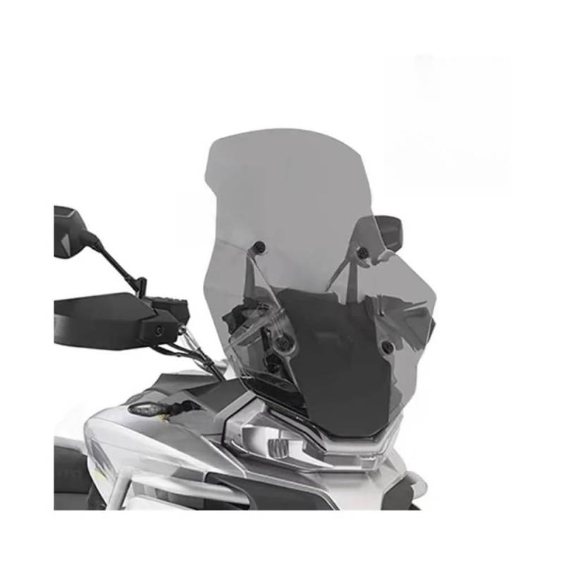 LLYIXUAI Motorrad Windabweiser Für 800MT Motorrad Windschutzscheibe Windschutz Windabweiser Visier Windschutzscheibe Spoiler(Gray 59CM) von LLYIXUAI