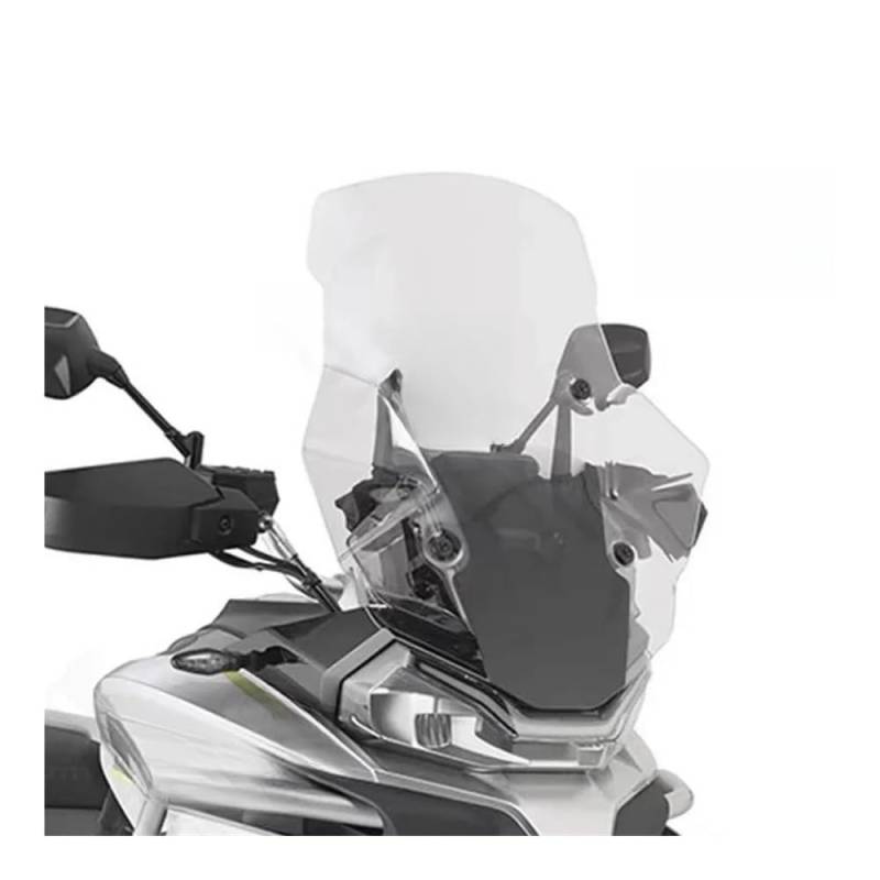 LLYIXUAI Motorrad Windabweiser Für 800MT Motorrad Windschutzscheibe Windschutz Windabweiser Visier Windschutzscheibe Spoiler(Transparent 59CM) von LLYIXUAI