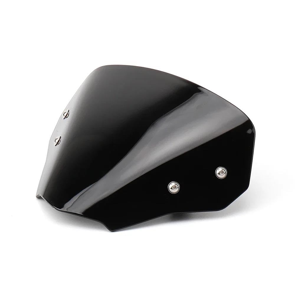 LLYIXUAI Motorrad Windabweiser Motorrad Frontscheibe Windschutz Visier Wind Bildschirm Spoiler Deflektor Für CB 750 Für Hornet 2023(Black) von LLYIXUAI