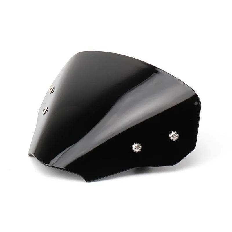 LLYIXUAI Motorrad Windabweiser Motorrad Frontscheibe Windschutz Visier Wind Bildschirm Spoiler Deflektor Für CB 750 Für Hornet 2023(Black) von LLYIXUAI