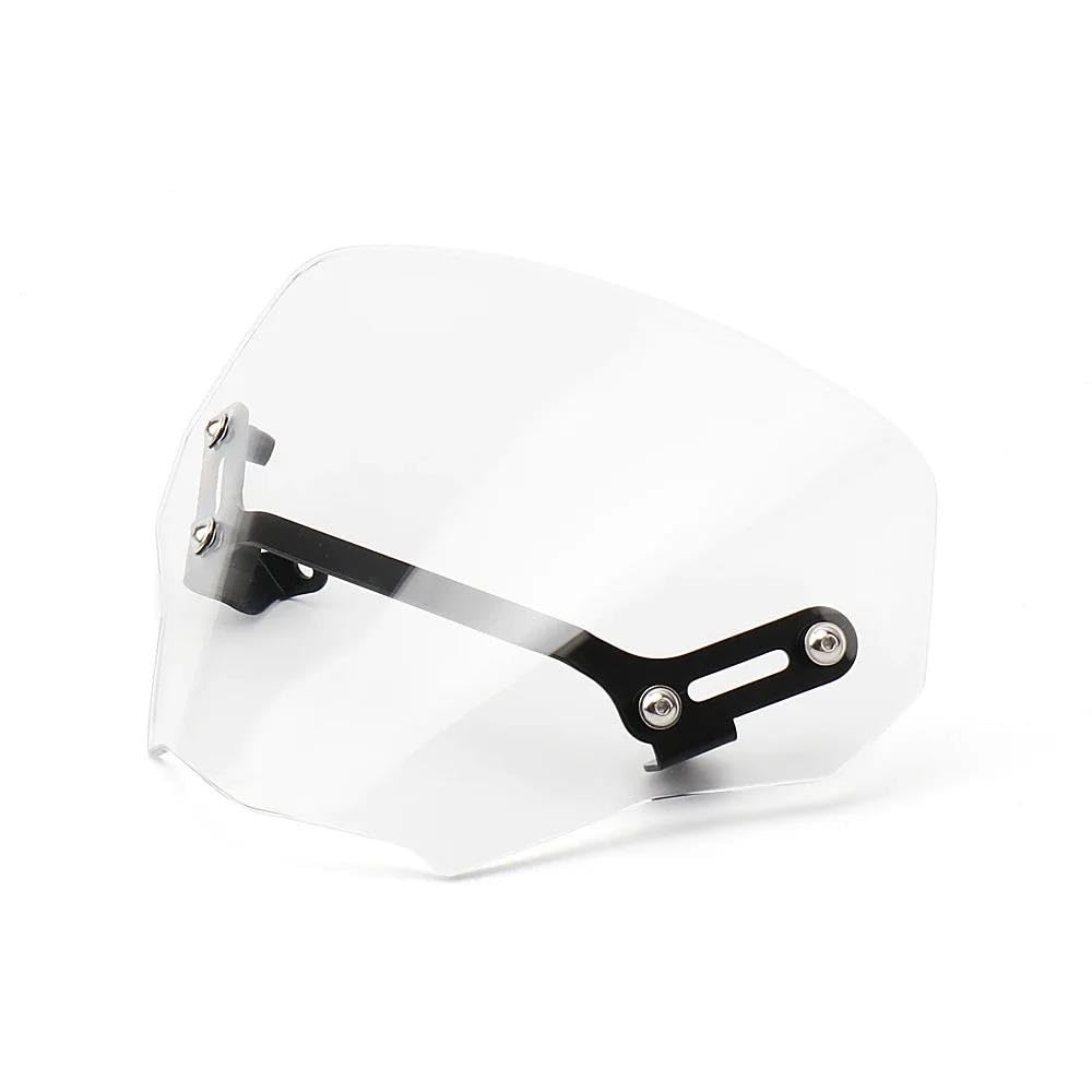 LLYIXUAI Motorrad Windabweiser Motorrad Frontscheibe Windschutz Visier Wind Bildschirm Spoiler Deflektor Für CB 750 Für Hornet 2023(Transparent) von LLYIXUAI