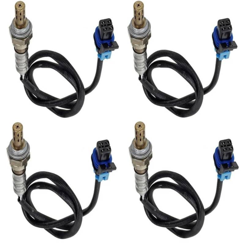 NOx-Sensor 234-4565 234-4818 234-4566 4PCS Sauerstoff O2 Sensor Down Upstream Für Enclave 3,6 L 2012-2015 von LLYIXUAI