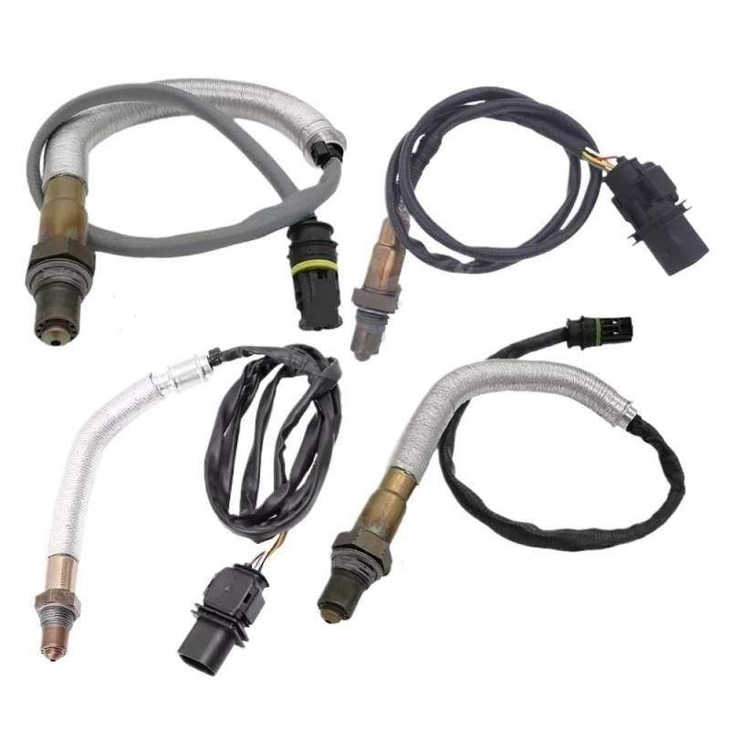 NOx-Sensor 4 Stück Upstream Downstream Sauerstoff O2 Sensor Für X6 2008-2010 740I 2011-2012 3.0L 234-4900 234-4891 234-5025 234-5027 von LLYIXUAI