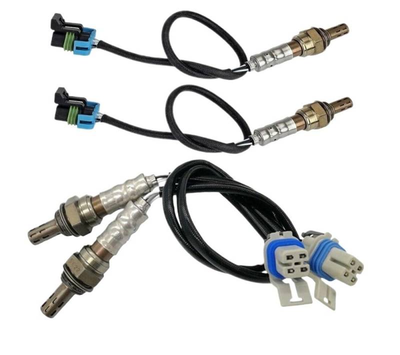 NOx-Sensor 4Pcs O2 Lamda Sonde Sauerstoff Sensor Upstream Downstream Für Camaro Für Corvette 6,2 L 2010-2013 234-4256 234-4669 von LLYIXUAI