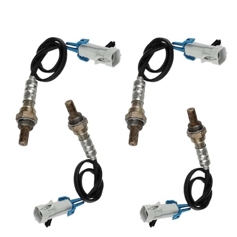 NOx-Sensor Automotive Sauerstoffsensor 4 Stück O2 Sauerstoffsensor 4 Drähte Upstream Downstream 03 04 05 Für Cadillac Für Escalade 5.3L von LLYIXUAI