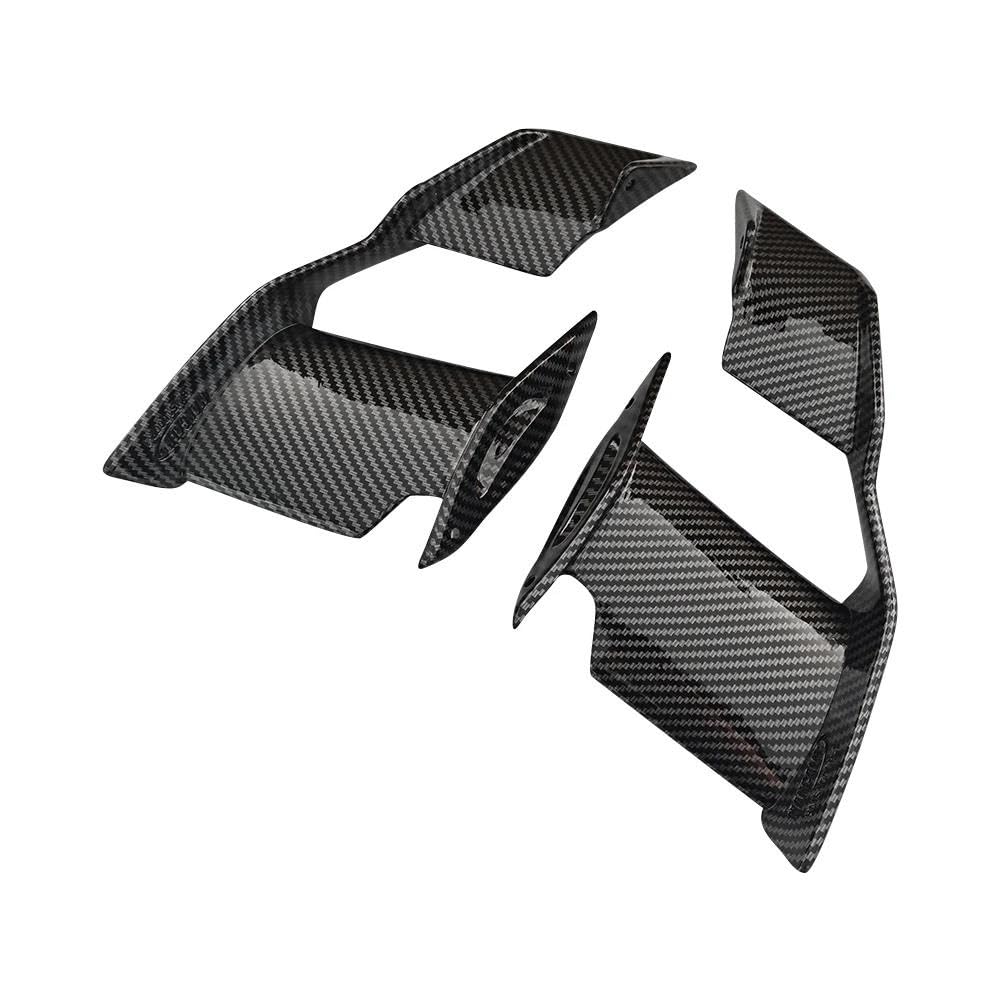 Verkleidung Festen Flügel Für S1000R Für M1000R Für S1000 2021-2024 Flügel Front Spoiler Winglet Motorrad Winglets(Bright carbon) von LLYIXUAI