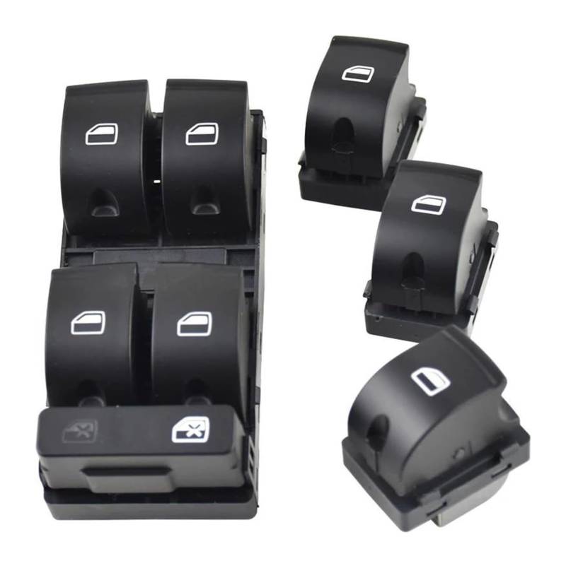 Auto Fensterheber Schalter Für A4 B6 Für A4 B7 2003-2008 Fensterschalter Auto Elektrischer Hauptfensterschalterknopf 8E0959851B 4F0959855A(Set) von LMHGMUBVR
