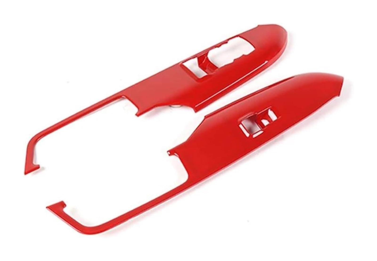 Auto Fensterheber Schalter Für F&ord Für Mustang 2015-2023 Auto-Innentürgriff Autotürgriffverkleidung Fensterheberschalter Knopfrahmenverkleidung(rot) von LMHGMUBVR