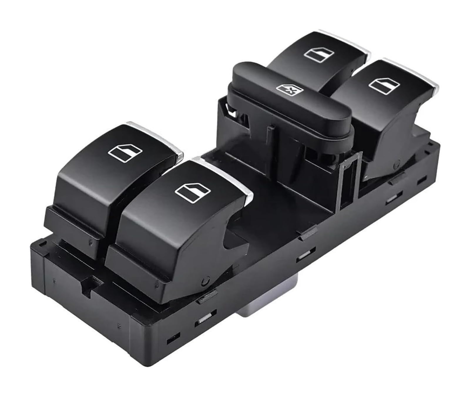 Auto Fensterheber Schalter Für Fabia Für Fabia Combi Für Roomster 5J Für Superb 5ND959857 Elektrischer Fensterschalter Auto-Druckknopfschalter(Chrom) von LMHGMUBVR