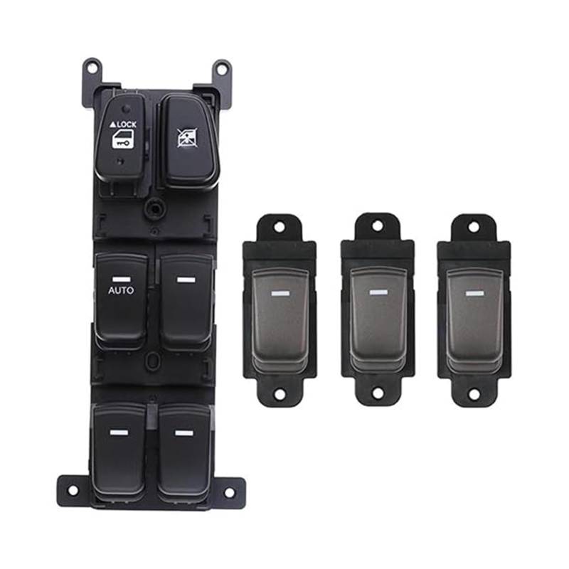 Auto Fensterheber Schalter Für Hyundai NF Für Sonata 2008 2009 2010 Fenster Power Schalter Zubehör Power Fenster Control Schalter 935703K600 935803K500(Set 2) von LMHGMUBVR