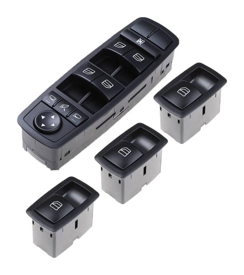 Auto Fensterheber Schalter Für M&ercedes Für B&enz ML GL W164 2518200510 A2518200510 Auto-Drucktastenschalter Fensterheberschalter A2518300290 2518300290 von LMHGMUBVR