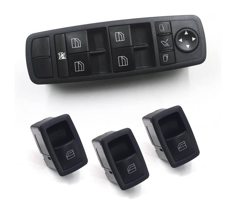 Auto Fensterheber Schalter Für M&ercedes Für B&enz ML GL W164 Vorne Links Elektrischer Fensterheberschalter Auto-Druckknopfschalter A2518300290 2518300290 von LMHGMUBVR