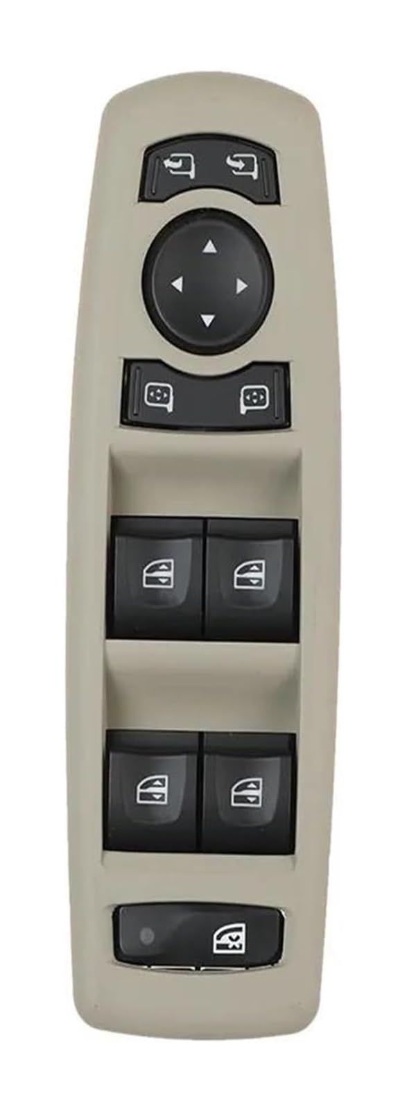 Auto Fensterheber Schalter Für R&enault Für Fluence 2008-2016 Elektrischer Fensterheberschalter Fensterheber-Steuerschalter 254000015R 7700817337 25400000 809610006R(Beige) von LMHGMUBVR