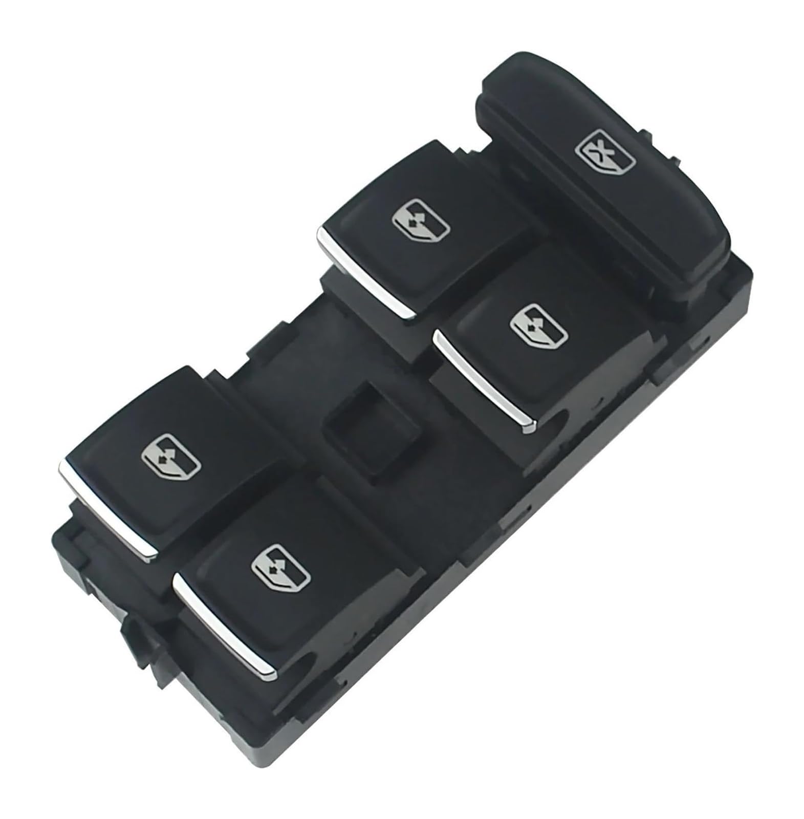 Auto Fensterheber Schalter Für SEAT Für Leon 2013-2018 Power Fenster Haupt Control Taste Fenster Schalter 5G0959857 Elektrische Fenster Schalter(Electroplate White) von LMHGMUBVR