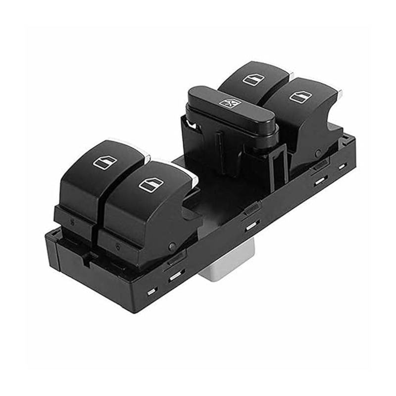 Auto Fensterheber Schalter Für VW Für G&olf MK5 MK6 Für T&iguan Für T&OURAN Für J&etta Für p&assat Für CC Elektrischer Fensterheberschalter Links Fahrerseite 5ND959857 von LMHGMUBVR