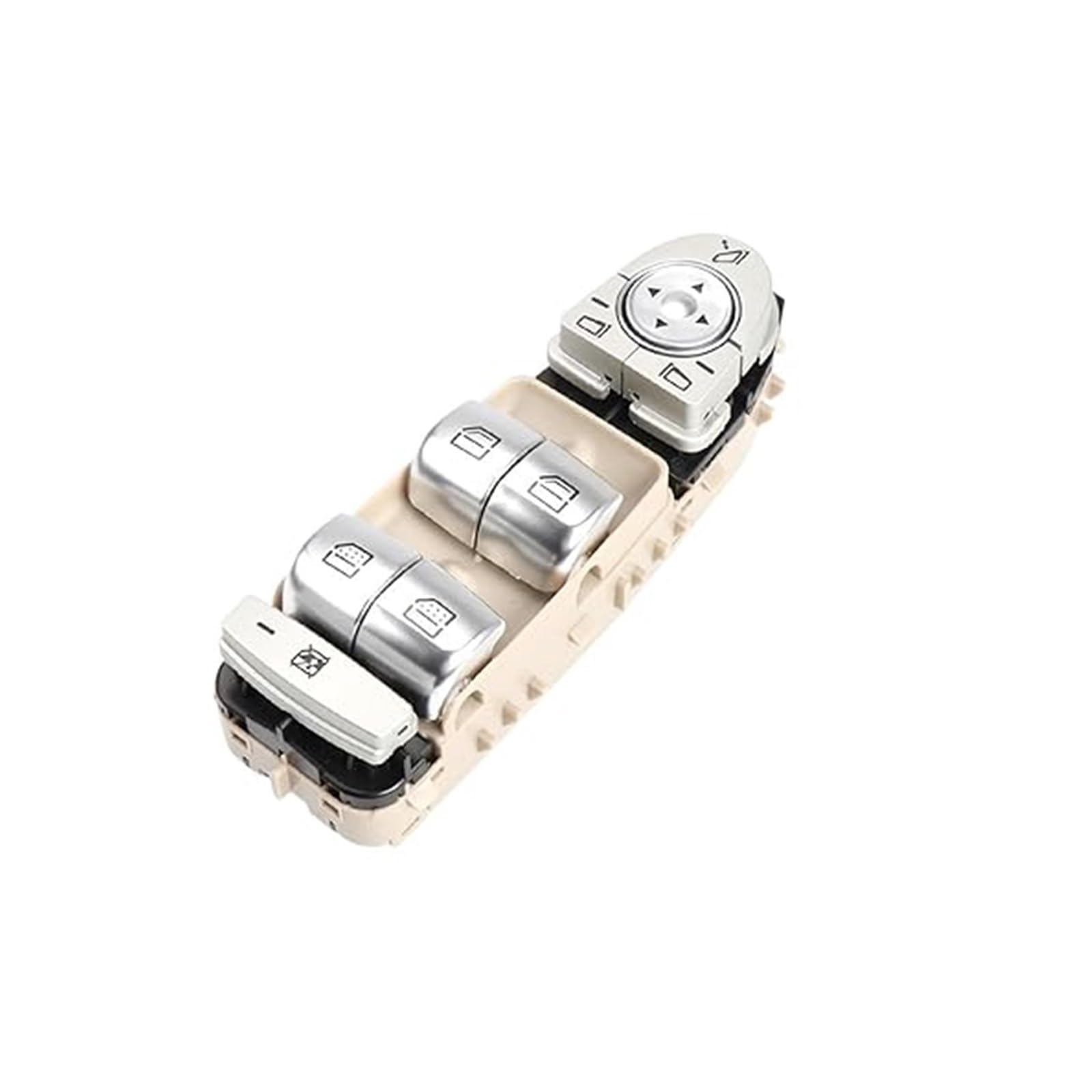Auto Fensterheber Schalter Für W222 S Klasse 2014-2019 2229052004 Fenster Power Schalter Zubehör Power Fenster Control Schalter(Beige) von LMHGMUBVR