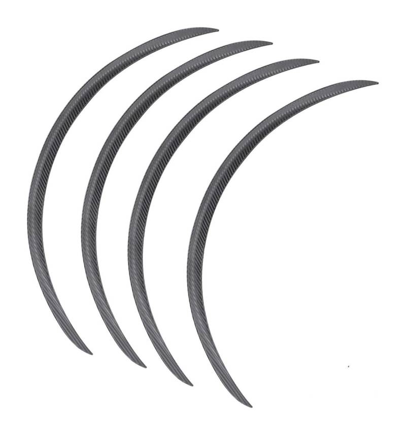 Auto Kotflügel Fender Flares Auto Arch Rad Fender Flare Extension Protector Lip Anti-Scratch Soft Strip Rad Augenbraue Lippe von LMHGMUBVR