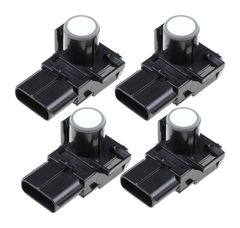 Rückfahrradar Parksensor Für T&oyota PDC Reverse Backup Einparkhilfe Sensor 4PCS 89341-48010 8934148010(Weiß) von LMHGMUBVR