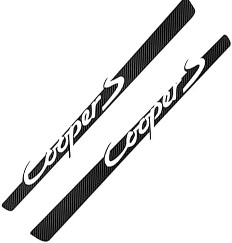 2 Stück Auto Seitenchweller Aufkleber für MINI Cooper S R50 R52 R53 R56 R57 F55 F56 F57,wasserdichte Racing Streifen Abziehbilde Aufkleber Auto Styling Aufkleber Dekorative Accessoires von LMYSLCDW