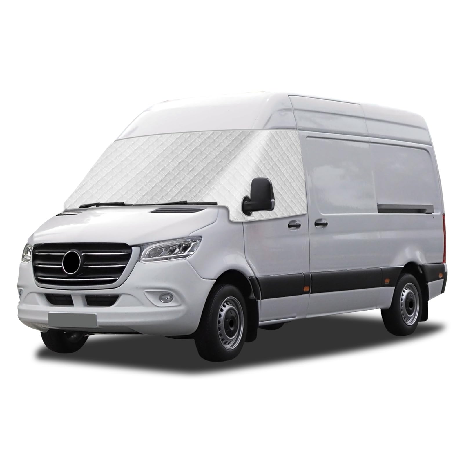 LMYSUFI Auto Windschutzscheiben Abdeckung Kompatibel mit Mercedes-Benz Sprinter VS30 2019–2025, Sonnenschutz Frontscheibe Thermomatten, Externe Thermo Scheibenabdeckung Windschutzscheibenabdeckung LMYSUFI Auto Windschutzscheiben Abdeckung Kompatibel mit Mercedes-Benz Sprinter VS30 2019–2025, Sonnenschutz Frontscheibe Thermomatten, Externe Thermo Scheibenabdeckung Windschutzscheibenabdeckung von LMYSUFI