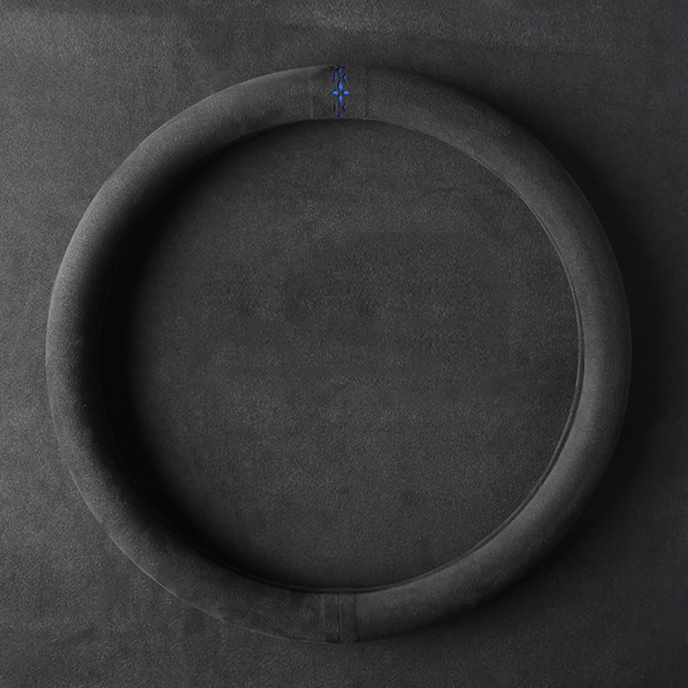 Auto Lenkradbezug für Mercedes Benz A Klasse W177 A160 A180 A180d A200 A200d 36cm Suede Lenkrad Wrap Protector Atmungsaktive Lenkradhülle Lenkradschutz Rutschfestes,Blue-O Type Auto Lenkradbezug für Mercedes Benz A Klasse W177 A160 A180 A180d A200 A200d 36cm Suede Lenkrad Wrap Protector Atmungsaktive Lenkradhülle Lenkradschutz Rutschfestes,Blue-O Type von LNDGHC