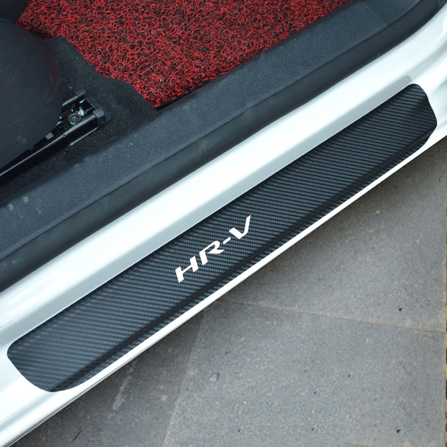 4 Stück Auto Einstiegsleisten Kratzschutzfolien Für Honda HR-V HRV,verhindert Abnutzung und Kratzer Dekoratives Zubehör,D von LNXDY