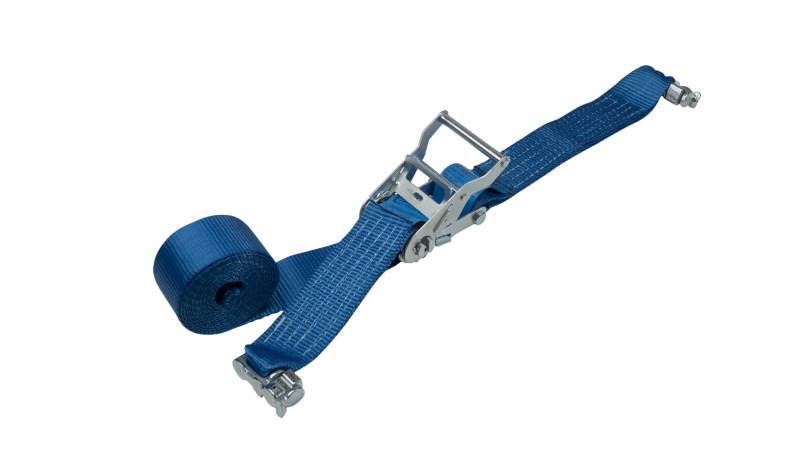 LOADCARE 2er Spanngurt mit Doppelfitting 1000daN 3 m x 50 mm blau für LKW, Lieferwagen, Anhänger von LOADCARE
