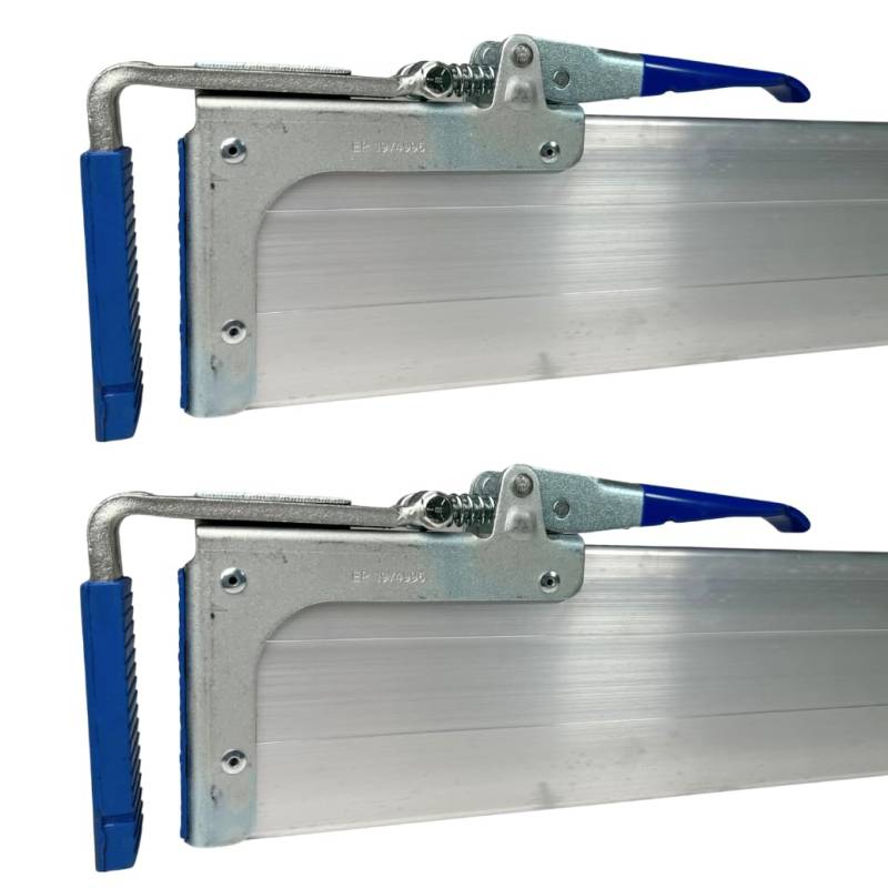 LOADCARE Zwischenwandverschluss für PKW Anhänger 400 daN, Aluminium Klemmbrett Ladungssicherung (2, 2,10-2,40 m) von LOADCARE